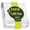 Core Tarps 100 ft L x 0.5 mm H x 100 ft W Heavy Duty 8 Mil Tarp, White, Polyethylene CT-404-100X100